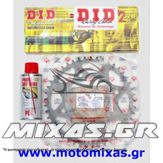 ΑΛΥΣΙΔΟΓΡΑΝΑΖΟ JT-DID YAMAHA XT-600 (91-03) (15-45) (520) ΜΕ ΜΑΥΡΗ ΑΛΥΣΙΔΑ