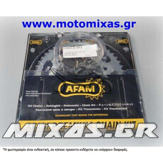 ΑΛΥΣΙΔΟΓΡΑΝΑΖΟ AFAM HONDA TRANSALP-650 (15-48) (525) ΜΑΥΡΗ