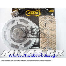 ΑΛΥΣΙΔΟΓΡΑΝΑΖΟ AFAM HONDA TRANSALP-650 (15-48) (525) XSR ΜΕ ΧΡΥΣΗ ΑΛΥΣΙΔΑ