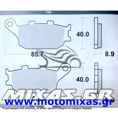 ΤΑΚΑΚΙΑ DAYTONA 84341-742-FA174 ΜΑΥΡΑ