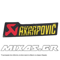 ΑΥΤΟΚΟΛΛΗΤΟ AKRAPOVIC 120X32MM ΜΑΥΡΟ ΜΙΚΡΟ (ΑΜ206)