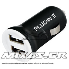 ΑΝΤΑΠΤΟΡΑΣ ΑΝΑΠΤΗΡΑ 2 USB + LED 2500mA 12/24V LAMPA