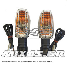 ΦΛΑΣ ΠΙΣΩ KAWASAKI Z-750/VERSYS-650/KLE NEO ΛΕΥΚΑ ΣΕΤ ROC