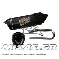 ΕΞΑΤΜΙΣΗ NOB1 SS DUALSOUND HONDA SUPRA-X 125 ΜΑΥΡΗ