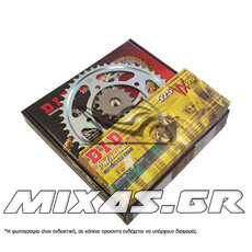 ΑΛΥΣΙΔΟΓΡΑΝΑΖΟ JT-DID SUZUKI V-STROM 650 ΜΕ ABS (15-47) (525) ΜΕ ΜΑΥΡΗ ΑΛΥΣΙΔΑ