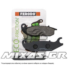 ΤΑΚΑΚΙΑ FERODO FDB2242 (ΕΜΠΡΟΣ PIAGGIO MEDLEY-125/150/PCX-125/150) ECO FRICTION
