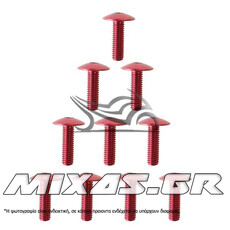 ΒΙΔΕΣ ΑΛΟΥΜΙΝΙΟΥ 6Χ10mm ΚΟΚΚΙΝΕΣ 10 '01