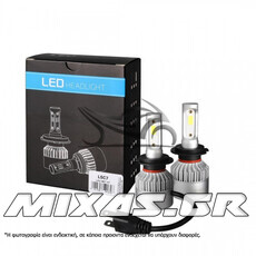 ΛΑΜΠΕΣ H7 LED 9>32V PX26D 6.500K 10.000LM 4X10W COB LED EPISTAR 1021 C6 ΜΕ ΑΝΕΜΙΣΤΗΡΑΚΙ (2 ΤΕΜ)