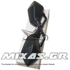 ΚΑΘΡΕΠΤΕΣ H 10MM HONDA/KAWASAKI VERSYS-650/Z-750 ΠΟΛΥΓΩΝΙΚΟΙ ΜΑΥΡΟΙ ΣΕΤ