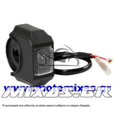 ΔΙΑΚΟΠΤΗΣ ΤΙΜΟΝΙΟΥ (ΜΠΟΥΤΟΝ) ON-OFF MOTO 12V 6A ΑΔΙΑΒΡΟΧΟ LAMPA