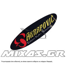 ΑΥΤΟΚΟΛΛΗΤΟ AKRAPOVIC 12X4 ΣΚΟΡΠΙΟΣ ΟΒΑΛ