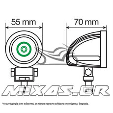 ΠΡΟΒΟΛΕΑΣ CREE LED WL-8 10/30V 1LED 10W6 LAMPA