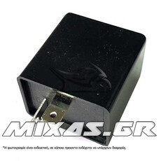 ΦΛΑΣΕΡ ΤΕΤΡΑΓΩΝΟ 12V10 2 ΑΚΙΔΕΣ  ASTREA/KAZER/CRYPTON-105 ΜΕ ΒΟΜΒΙΤΗ