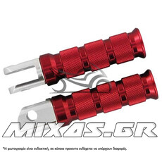 ΜΑΣΠΙΕΔΕΣ ΠΙΣΩ ΣΥΝΟΔΗΓΟΥ ΑΛΟΥΜΙΝΙΟΥ UNIVERSAL HONDA 50-11212 ΚΟΚΚΙΝΟΙ EMGO