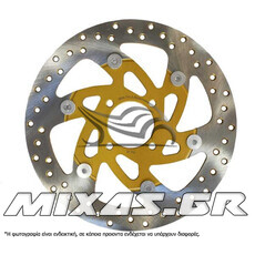 ΔΙΣΚΟΠΛΑΚΑ ΕΜΠΡΟΣ YAMAHA CRYPTON-X 135/105/110/115 (OVERSIZE ΜΕ ΑΝΤΑΠΤΟΡΑ) ΧΡΥΣΗ TOKAHI