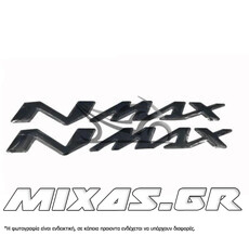 ΑΥΤΟΚΟΛΛΗΤΑ ΛΟΓΟΤΥΠΟ ΚΡΥΣΤΑΛΛΟ YAM N-MAX 20cmx2,5 2ΤΜΧ ΜΑΥΡΟ