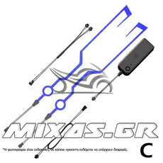 ΑΥΤΟΚΟΛΛΗΤΑ ΔΙΑΚΟΣΜΗΤΙΚΑ ΚΡΑΝΟΥΣ LED STRIP 2ΤΜΧ ΜΠΛΕ