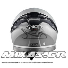 ΚΡΑΝΟΣ PILOT SNAKE SV ΚΛΕΙΣΤΟ (FULLFACE) TITANIO ΜΑΤ + ΦΙΜΕ ΖΕΛΑΤΙΝΑ