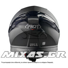 ΚΡΑΝΟΣ PILOT SNAKE SV ΚΛΕΙΣΤΟ (FULLFACE) ΜΑΥΡΟ ΜΑΤ + ΦΙΜΕ ΖΕΛΑΤΙΝΑ