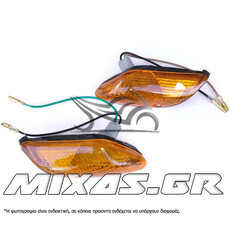 ΦΛΑΣ ΕΜΠΡΟΣ YAMAHA CRYPTON 3XA ΠΟΡΤΟΚΑΛΙ ΣΕΤ