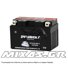 ΜΠΑΤΑΡΙΑ DYNAVOLT DTX12A-BS-C (YTX12A-BS) 10Ah