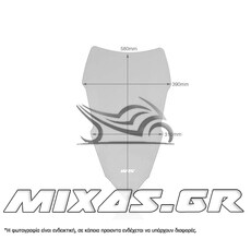 ΠΑΡΜΠΡΙΖ/ΖΕΛΑΤΙΝΑ WRS YAMAHA MT-09 TRACER (15-17) 58x31cm SMOKE
