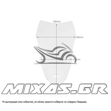 ΠΑΡΜΠΡΙΖ/ΖΕΛΑΤΙΝΑ WRS YAMAHA MT-09 TRACER (15-17) 58x31cm CLEAR