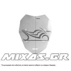 ΠΑΡΜΠΡΙΖ/ΖΕΛΑΤΙΝΑ WRS YAMAHA BMW S1000 XR (15-19) 40x35cm SMOKE