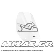 ΠΑΡΜΠΡΙΖ/ΖΕΛΑΤΙΝΑ WRS HONDA SH 125/150 (17-19) 54,5x48cm CLEAR