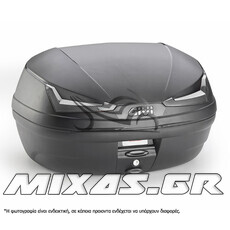 ΒΑΛΙΤΣΑ GIVI E455NT 45L SIMPLY IV MONOLOCK ΜΑΥΡΗ/ΦΙΜΕ ΚΡΥΣΤΑΛΛΑ