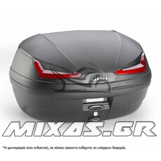 ΒΑΛΙΤΣΑ GIVI E455NT 45L SIMPLY IV MONOLOCK ΜΑΥΡΗ/KOKKINΑ ΚΡΥΣΤΑΛΛΑ