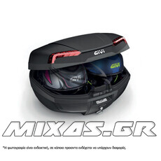 ΒΑΛΙΤΣΑ GIVI RIVIERA E46NT 46L MONOLOCK ΜΑΥΡΗ/ΚΟΚΚΙΝΑ ΚΡΥΣΤΑΛΛΑ