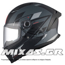 ΚΡΑΝΟΣ MT ΚΛΕΙΣΤΟ (FULLFACE) STINGER 2 ECE 22.06 ZIVZE C2 ΜΑΥΡΟ/ΓΚΡΙ ΜΑΤ