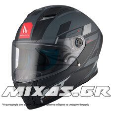 ΚΡΑΝΟΣ MT ΚΛΕΙΣΤΟ (FULLFACE) STINGER 2 ECE 22.06 ZIVZE C2 ΜΑΥΡΟ/ΓΚΡΙ ΜΑΤ