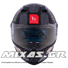 ΚΡΑΝΟΣ MT ΚΛΕΙΣΤΟ (FULLFACE) STINGER 2 ECE 22.06 KRT Β9 ΜΑΥΡΟ/ΧΡΥΣΟ ΜΑΤ