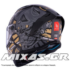 ΚΡΑΝΟΣ MT ΚΛΕΙΣΤΟ (FULLFACE) STINGER 2 ECE 22.06 KRT Β9 ΜΑΥΡΟ/ΧΡΥΣΟ ΜΑΤ