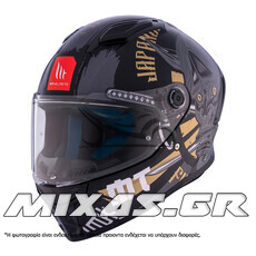 ΚΡΑΝΟΣ MT ΚΛΕΙΣΤΟ (FULLFACE) STINGER 2 ECE 22.06 KRT Β9 ΜΑΥΡΟ/ΧΡΥΣΟ ΜΑΤ