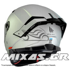 ΚΡΑΝΟΣ MT ΚΛΕΙΣΤΟ (FULLFACE) THUNDER 4 SV ΛΕΥΚΟ ΠΕΡΛΑ