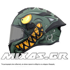 ΚΡΑΝΟΣ MT ΚΛΕΙΣΤΟ (FULLFACE) TARGO S ANGELDEMON B6 ΠΡΑΣΙΝΟ ΜΑΤ