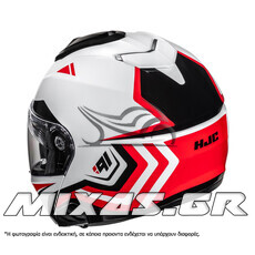 ΚΡΑΝΟΣ HJC (ΑΝΟΙΓOΜΕΝΟ) Ι91 TRICUS MC1 ΑΣΠΡΟ/ΚΟΚΚΙΝΟ