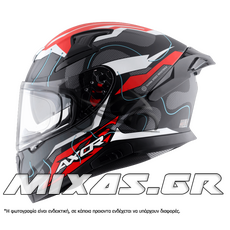ΚΡΑΝΟΣ AXOR APEX TURBINE ΚΛΕΙΣΤΟ (FULLFACE) ΜΑΥΡΟ/ΚΟΚΚΙΝΟ/ΓΚΡΙ