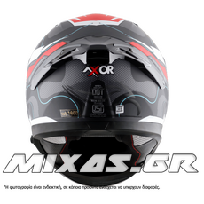 ΚΡΑΝΟΣ AXOR APEX TURBINE ΚΛΕΙΣΤΟ (FULLFACE) ΜΑΥΡΟ/ΚΟΚΚΙΝΟ/ΓΚΡΙ
