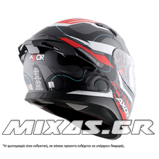 ΚΡΑΝΟΣ AXOR APEX TURBINE ΚΛΕΙΣΤΟ (FULLFACE) ΜΑΥΡΟ/ΚΟΚΚΙΝΟ/ΓΚΡΙ