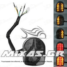 ΦΑΝΑΡΙ ΠΙΣΩ HONDA C50 LED ΦΙΜΕ ΜΕ ΦΛΑΣ