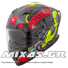 ΚΡΑΝΟΣ MT ΚΛΕΙΣΤΟ (FULLFACE) BRAKER SV ECE 22.06 BERSIN B3 FLUO MAT