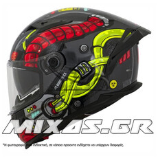 ΚΡΑΝΟΣ MT ΚΛΕΙΣΤΟ (FULLFACE) BRAKER SV ECE 22.06 BERSIN B3 FLUO MAT
