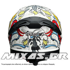 ΚΡΑΝΟΣ PILOT SNAKE SV REPTILE-X ΚΛΕΙΣΤΟ (FULLFACE) ΛΕΥΚΟ + ΦΙΜΕ ΖΕΛΑΤΙΝΑ