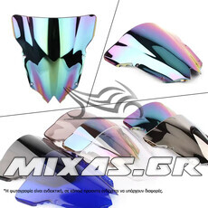 ΠΑΡΜΠΡΙΖ/ΖΕΛΑΤΙΝΑ DOUBLE BUBBLE ΥΑΜΑΗΑ YZF R6 (08-16) ΙΡΙΔΙΟΥ ΜΠΛΕ MS-PARTS