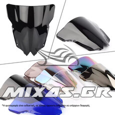 ΠΑΡΜΠΡΙΖ/ΖΕΛΑΤΙΝΑ DOUBLE BUBBLE ΥΑΜΑΗΑ YZF R6 (08-16) ΦΙΜΕ ΣΚΟΥΡΟ MS-PARTS