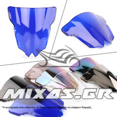 ΠΑΡΜΠΡΙΖ/ΖΕΛΑΤΙΝΑ DOUBLE BUBBLE ΥΑΜΑΗΑ YZF R6 (08-16) ΜΠΛΕ MS-PARTS